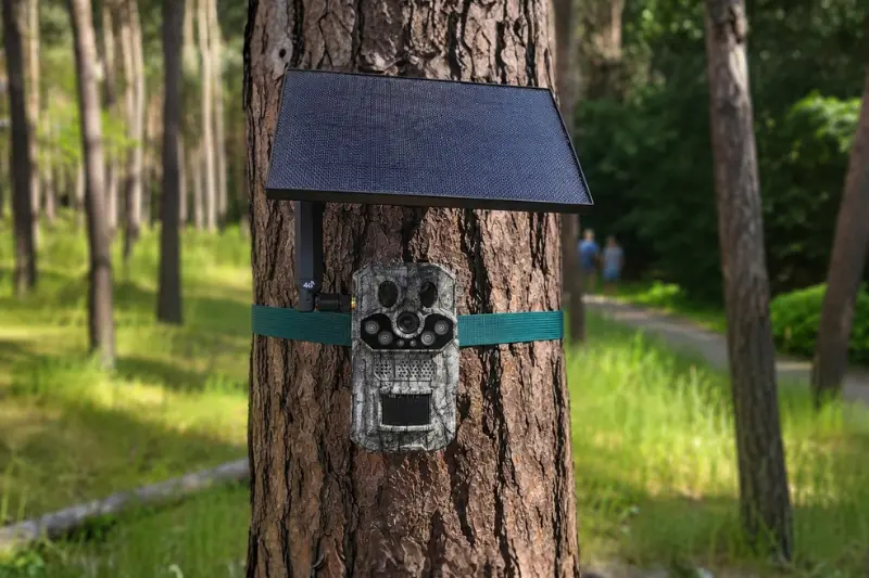 fotopułapka solarna 4G z panelem 5 W